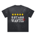 "Five Stars Wanted" Designer T-Shirt