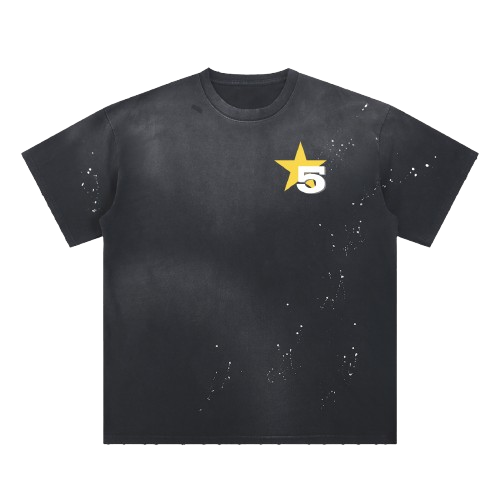 "Five Stars Wanted" Designer T-Shirt
